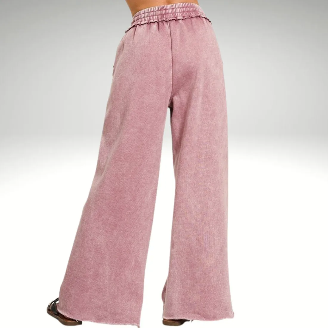 Fleece Palazzo Sweatpants sold by Roxie’s Picks product image thumbnail 3