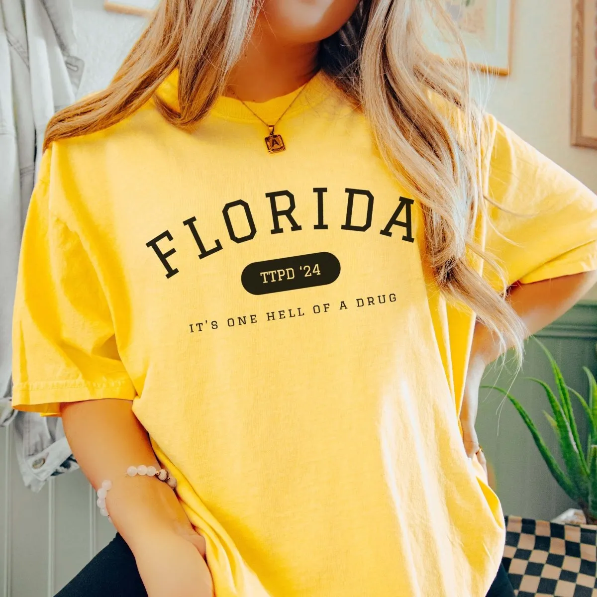 Florida TTPD One Hell Of A Drug Comfort Color Tee sold by Roxie’s Picks product image thumbnail 3
