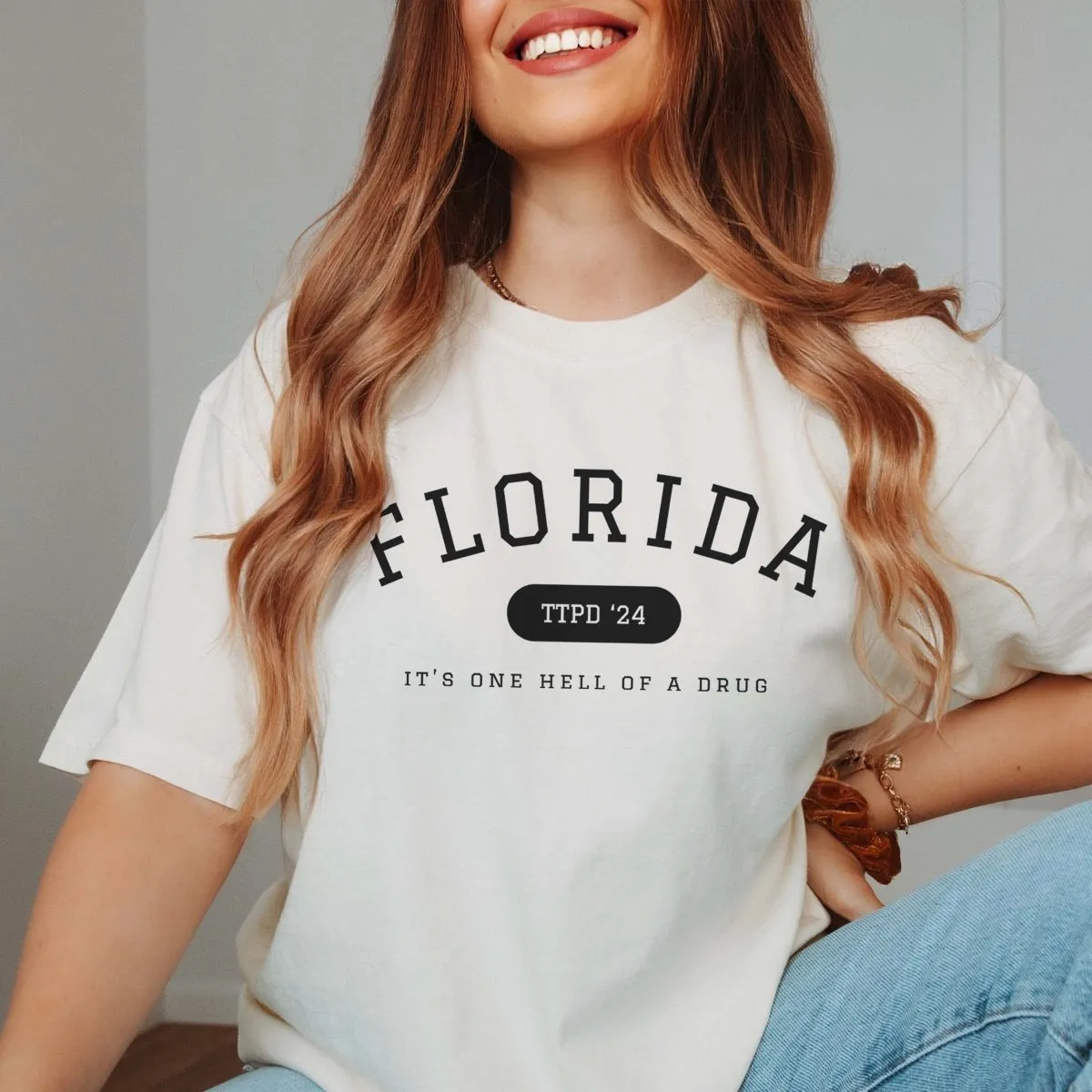 Florida TTPD One Hell Of A Drug Comfort Color Tee sold by Roxie’s Picks product image thumbnail 4