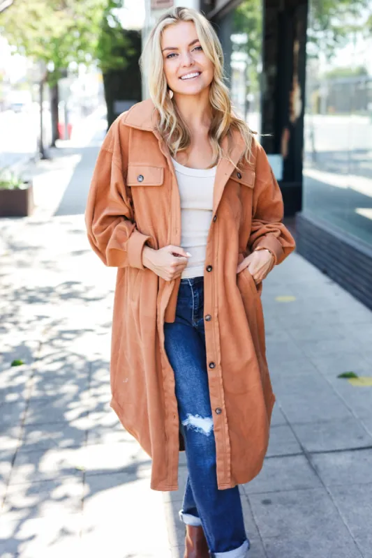 Turn Heads Down Duster Jacket (Small left) sold by Roxie’s Picks