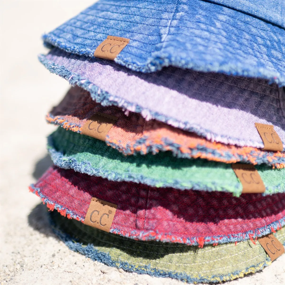 CC Stone Washed Denim Bucket sold by Roxie’s Picks product image thumbnail 2