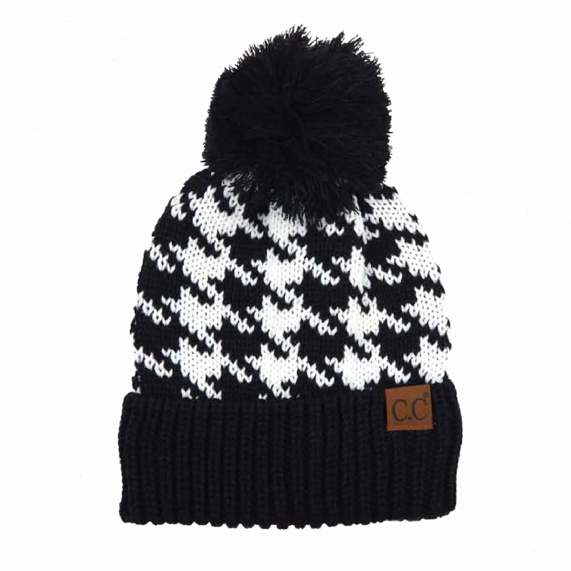CC Houndstooth Beanie sold by Roxie’s Picks product image thumbnail 4