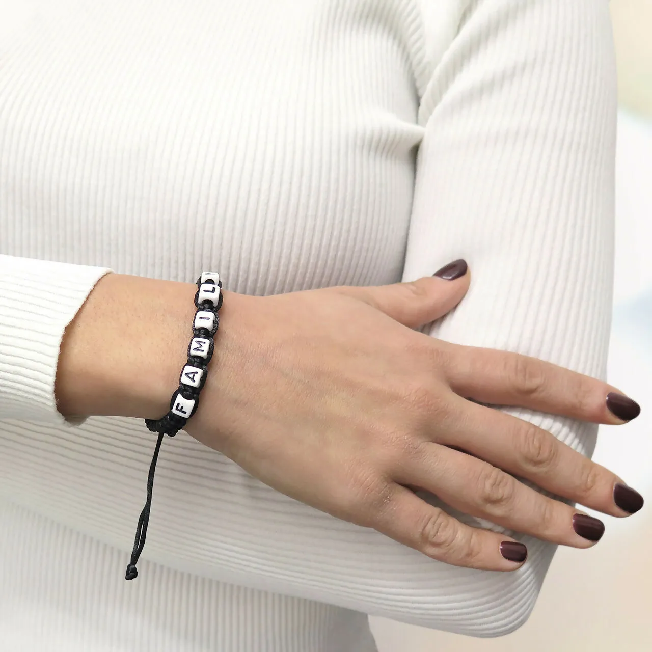 Macrame Friendship Message Bracelets sold by Roxie’s Picks product image thumbnail 2