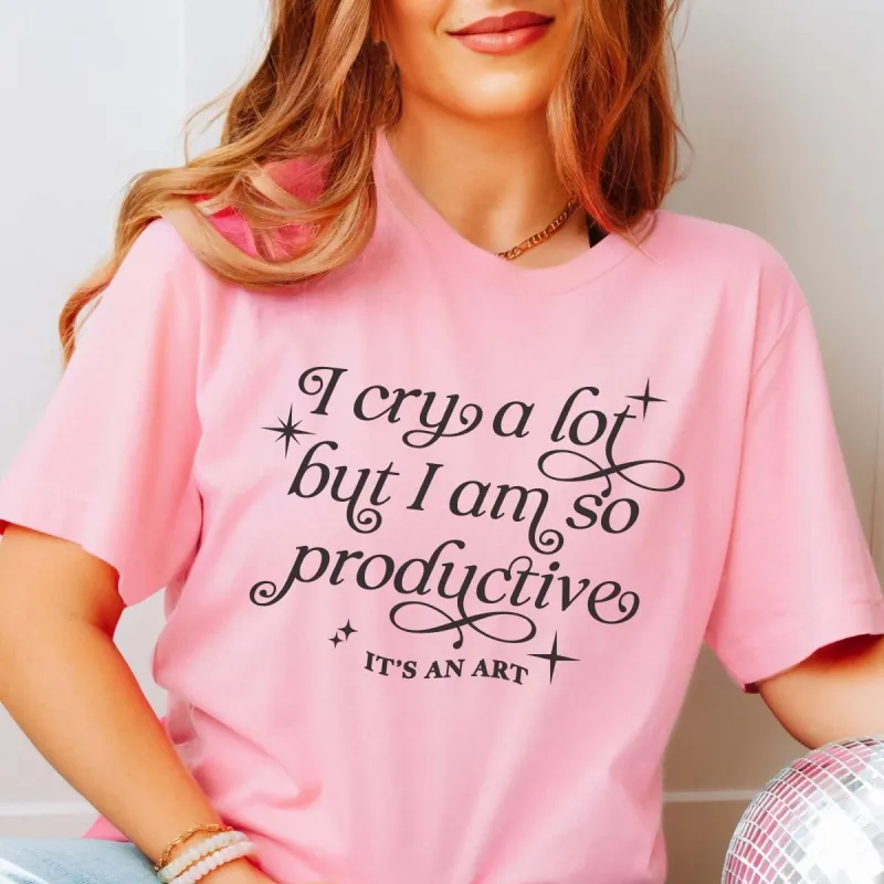 I Cry A Lot Graphic Tee sold by Roxie’s Picks