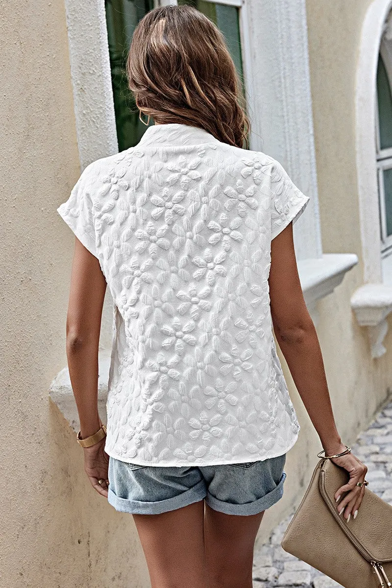 Petal Pop Short Sleeve Blouse sold by Roxie’s Picks product image thumbnail 5