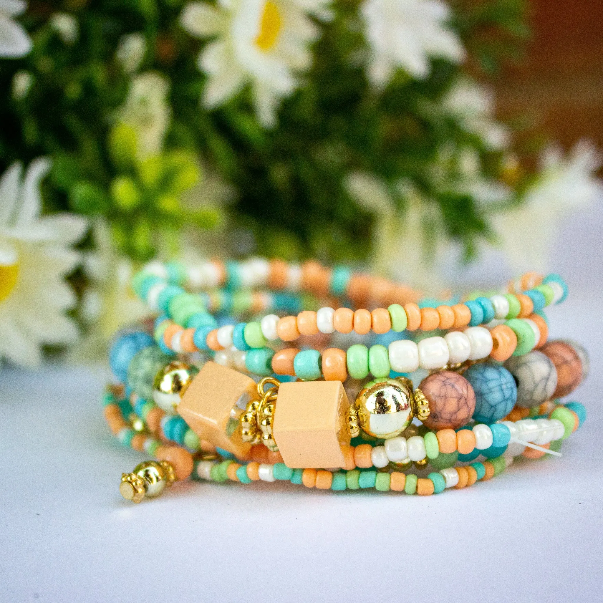 Boho Beaded Bracelet Set sold by Roxie’s Picks product image thumbnail 3
