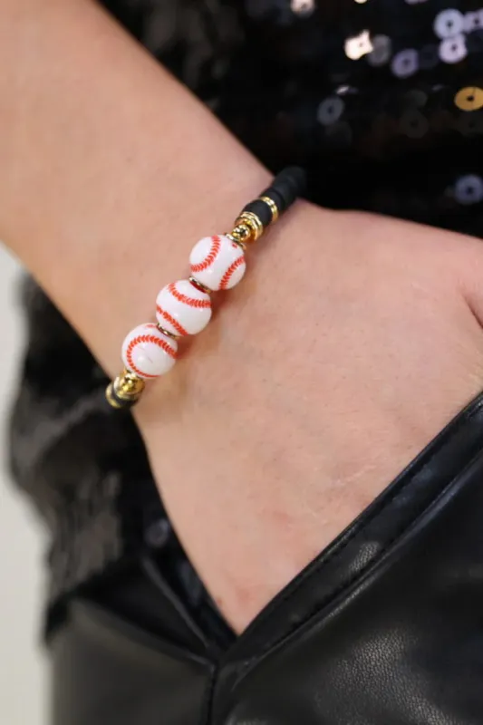 Baseball Disk Bracelet made by Roxie’s Picks