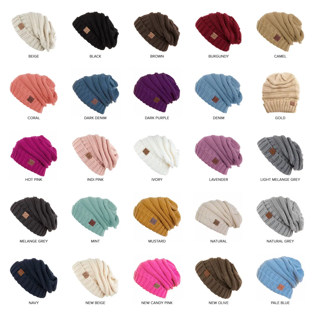 CC Minimalist Slouch Beanies Hats sold by Roxie’s Picks product image thumbnail 2