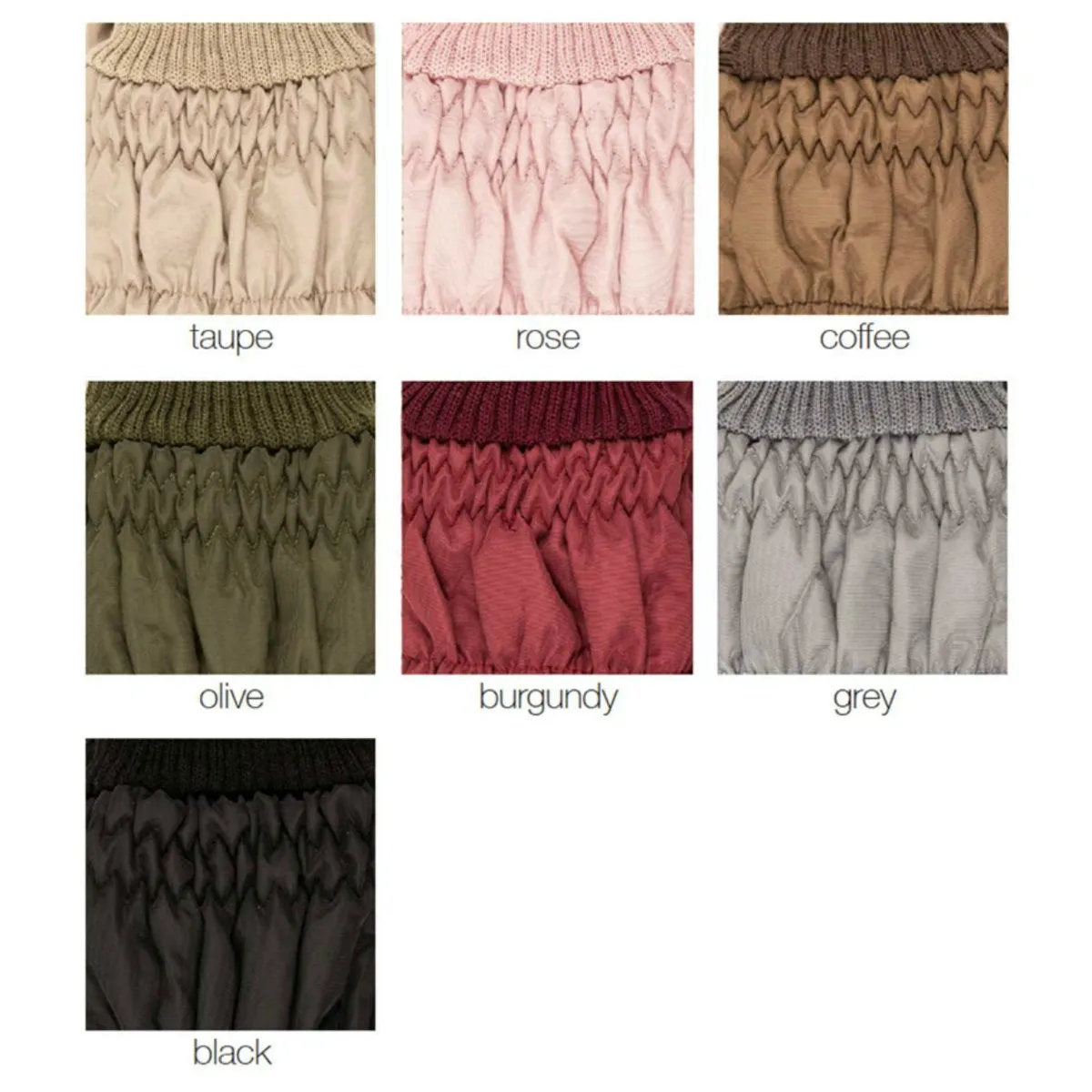 CC Quilted Puffer with Detachable Pom Beanies Hats sold by Roxie’s Picks product image thumbnail 2