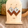 Tan Cynthia Layered Fringe Earrings sold by Roxie’s Picks