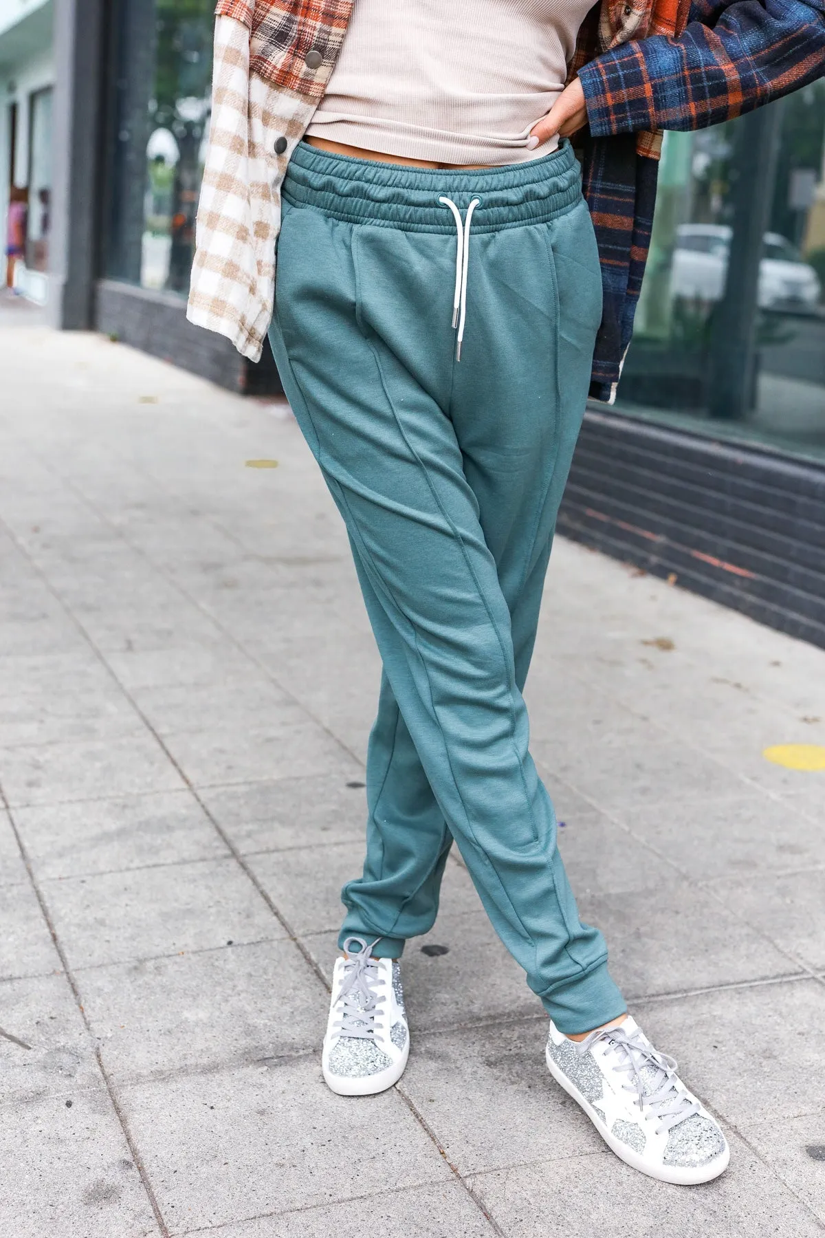 Ash Jade Knit Front Seam Sweatpants sold by Roxie’s Picks product image thumbnail 5