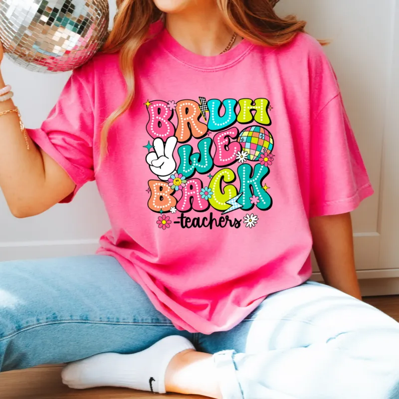 Comfort Colors Teacher Tee Tshirt Back To School Team Shirt sold by Roxie’s Picks