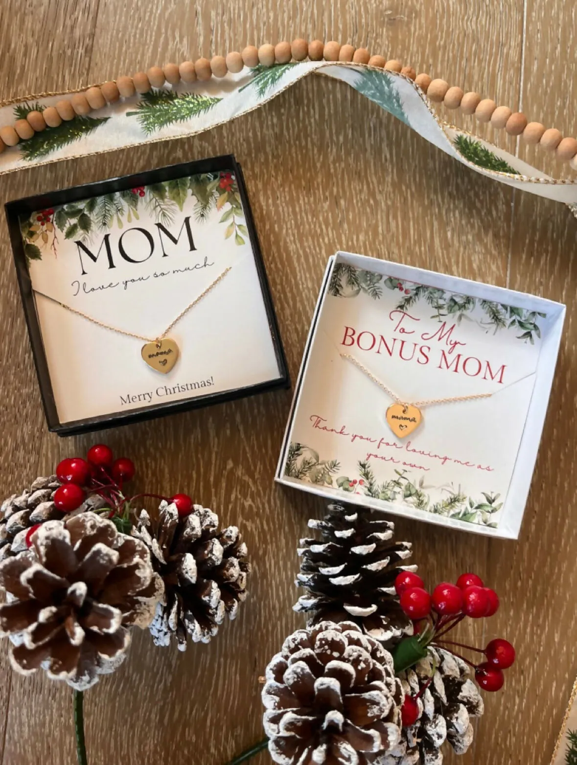 Mother Gift - Gold Heart Minimalist Mama Necklace sold by Roxie’s Picks product image thumbnail 4