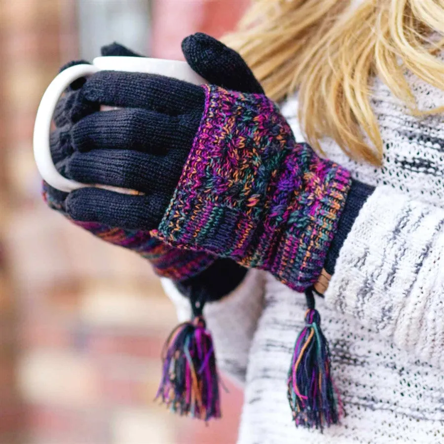 CC Touchscreen Glove w/ Cuff & Pom sold by Roxie’s Picks product image thumbnail 5