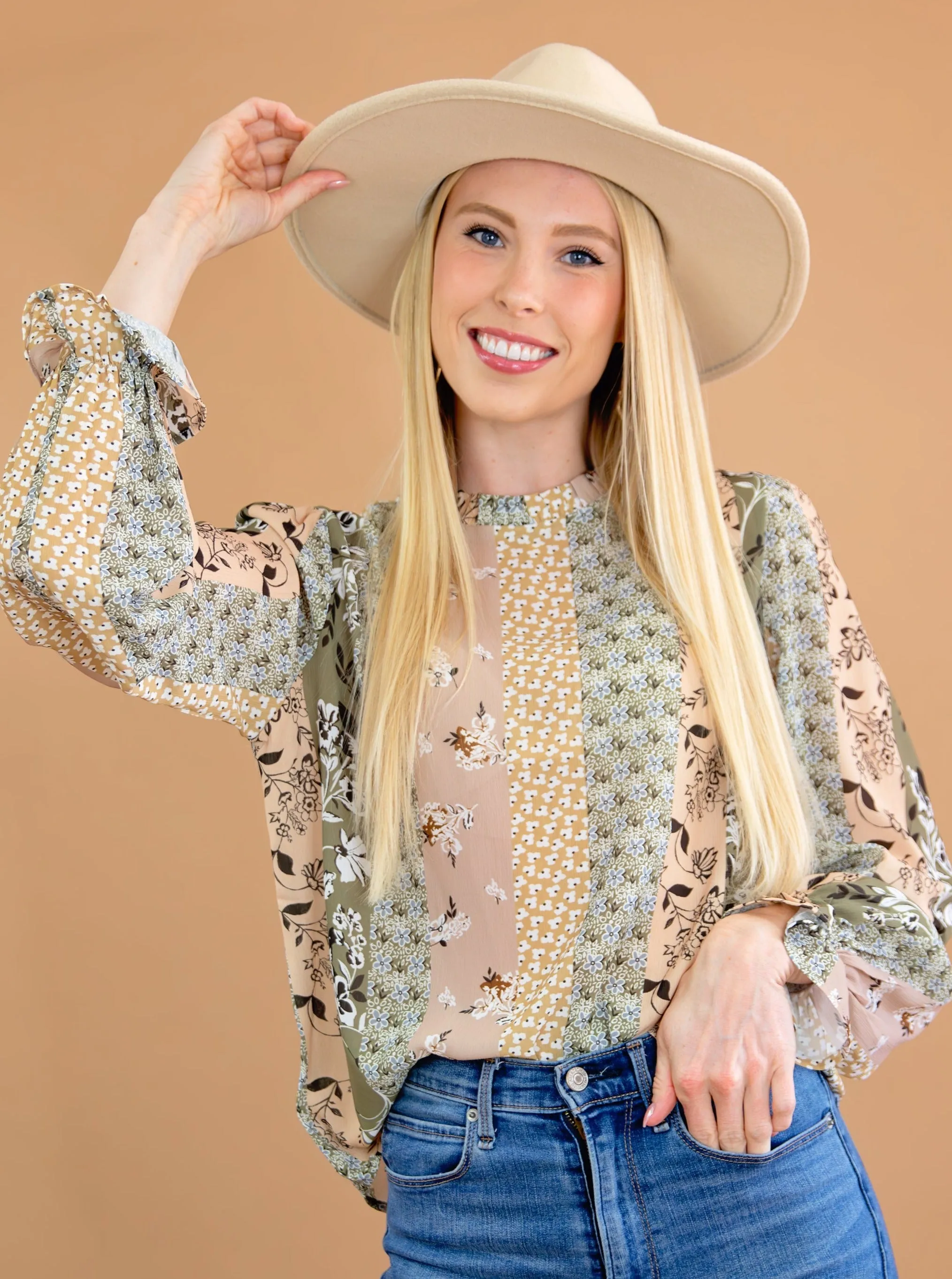 Cuff Long Sleeve Blouse sold by Roxie’s Picks product image thumbnail 3