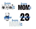 Personalized Name and Number Soccer Mom Sweatshirt sold by Roxie’s Picks