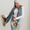 Ultra-soft acrylic material scarves sold by Roxie’s Picks