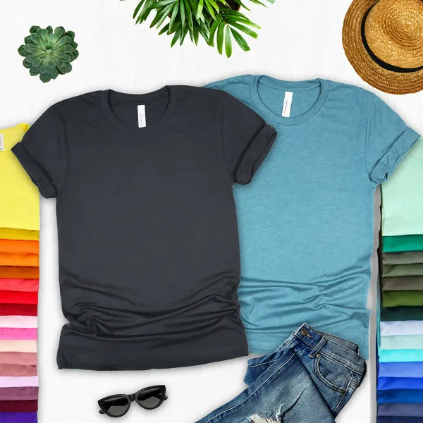 Bella + Canvas Longer Length Ultra Soft Premium Crew Tee Shirt sold by Roxie’s Picks