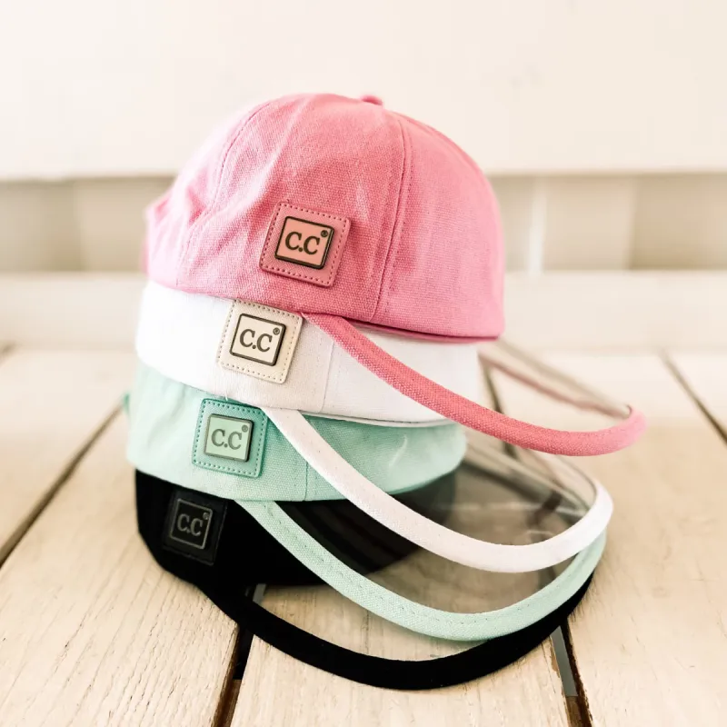 CC Clear Brim Ball Cap sold by Roxie’s Picks