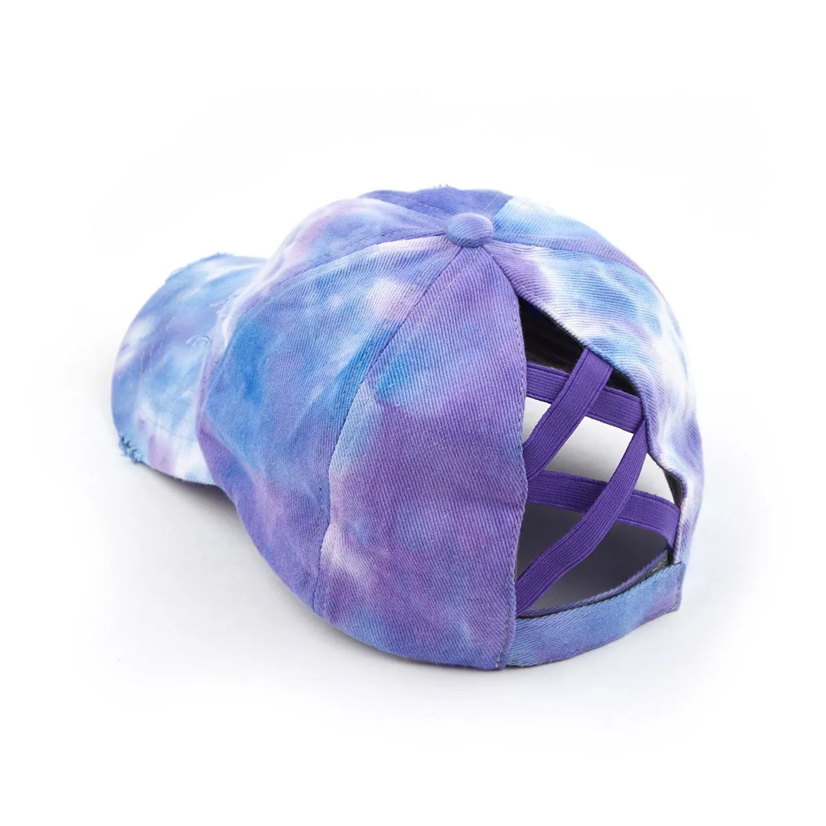 CC Tie-Dye Pony Cap | Criss-Cross Elastic sold by Roxie’s Picks product image thumbnail 5