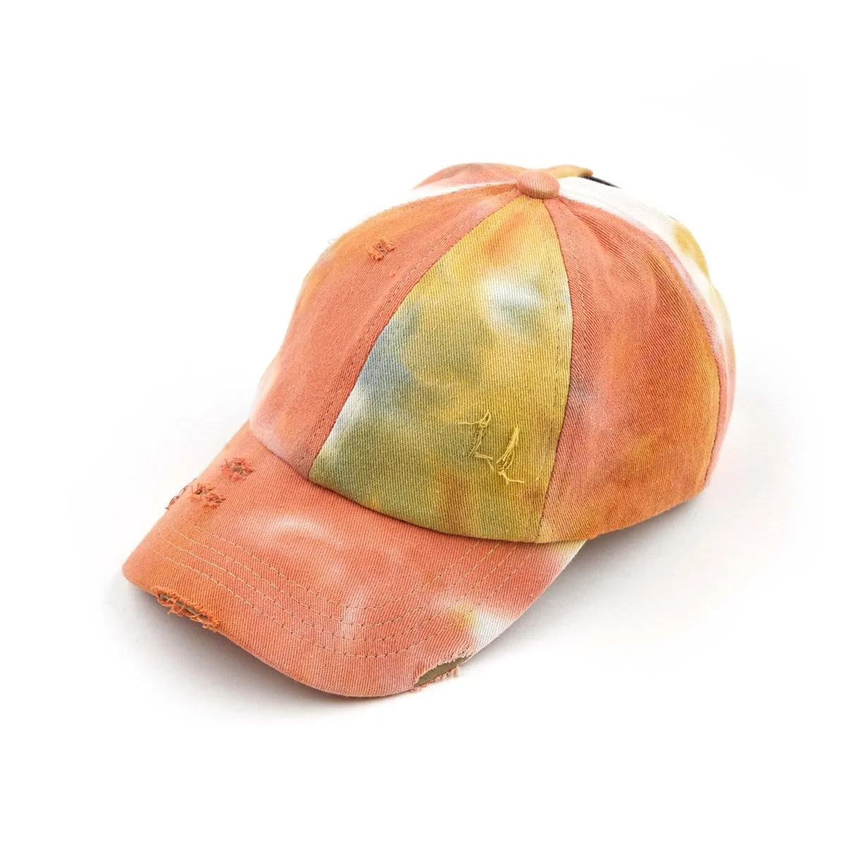 CC Tie-Dye Pony Cap | Criss-Cross Elastic sold by Roxie’s Picks product image thumbnail 3