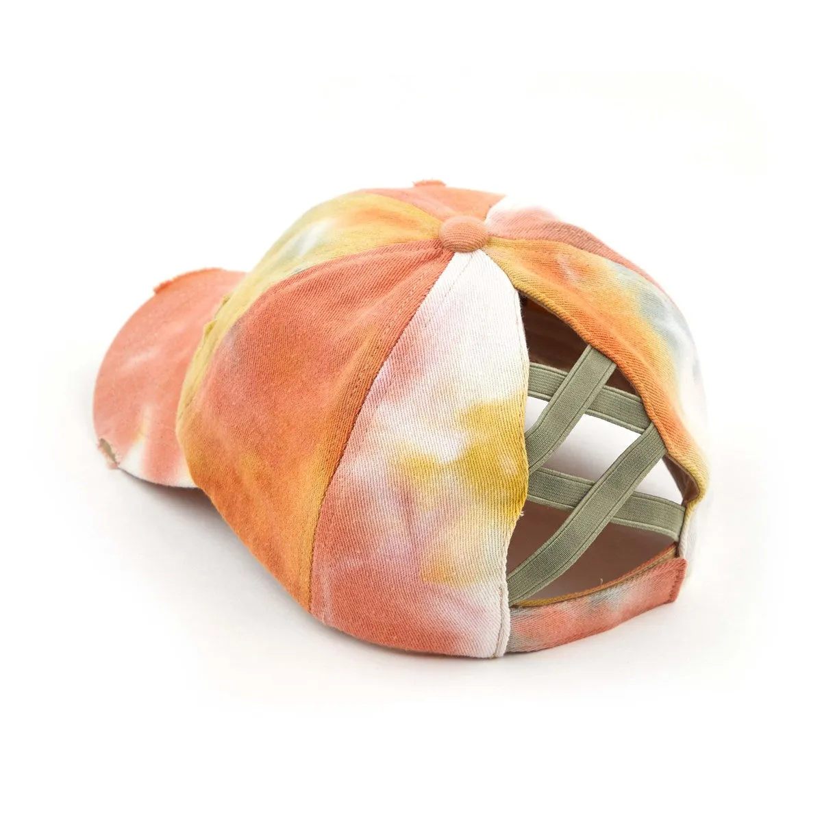 CC Tie-Dye Pony Cap | Criss-Cross Elastic sold by Roxie’s Picks product image thumbnail 4