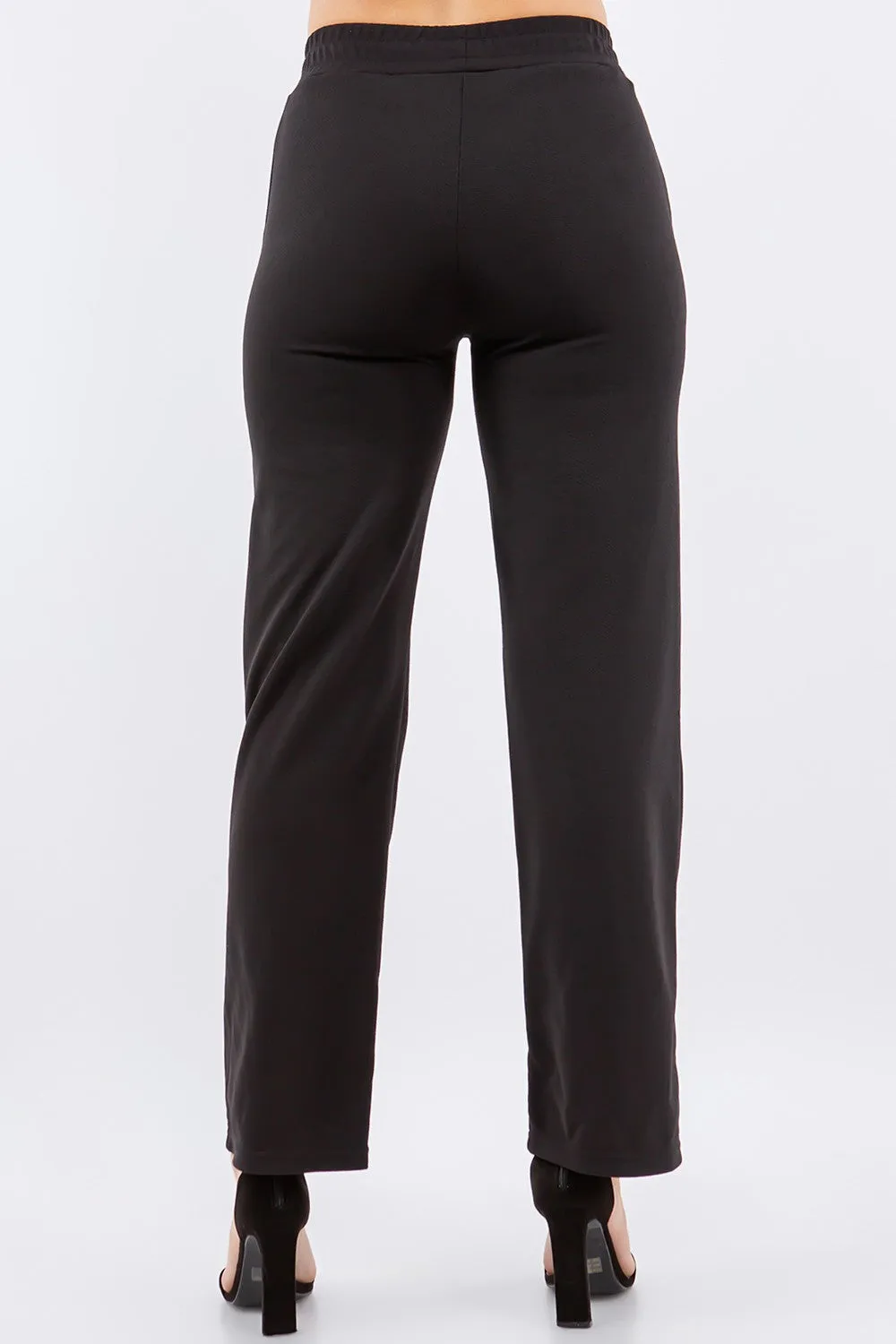Knit Crepe High Waist Tailored Pocket Pants sold by Roxie’s Picks product image thumbnail 4