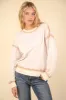 Contrast Spray Detail Oversized SweatShirt Knit sold by Roxie’s Picks
