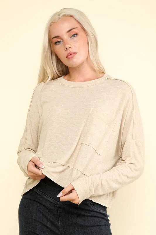 Oversized Casual Knit Top sold by Roxie’s Picks