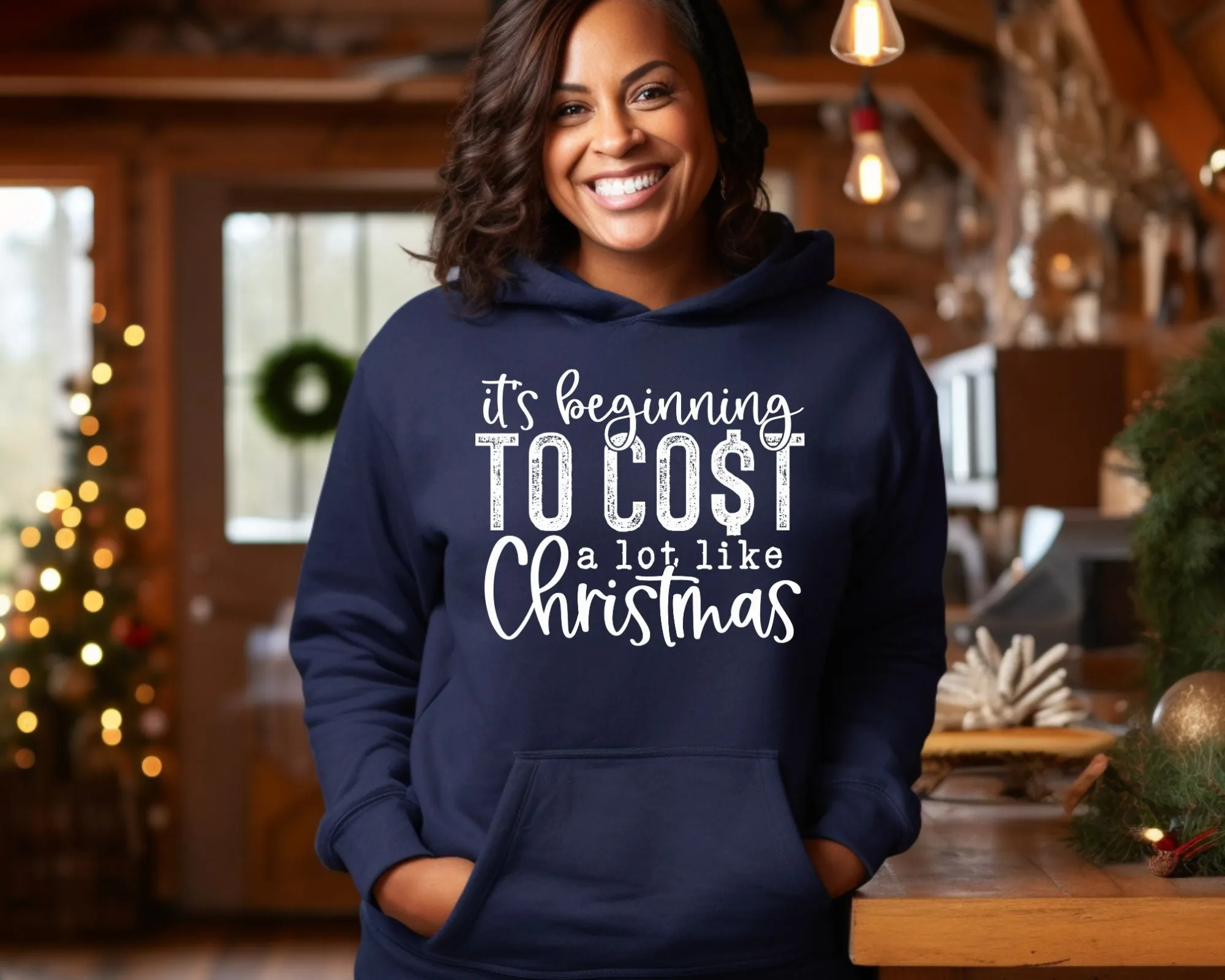 It's Beginning to Cost a lot like Christmas Hoodie sold by Roxie’s Picks product image thumbnail 2