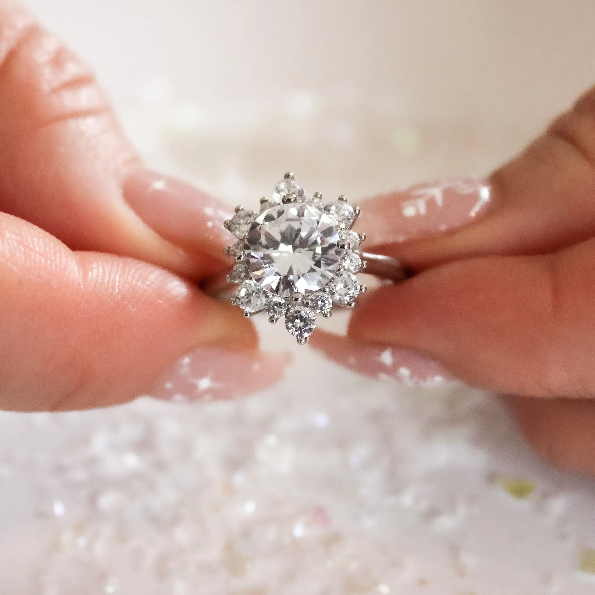 Elsa Snowflake Ring (size 5&10) sold by Roxie’s Picks product image thumbnail 3