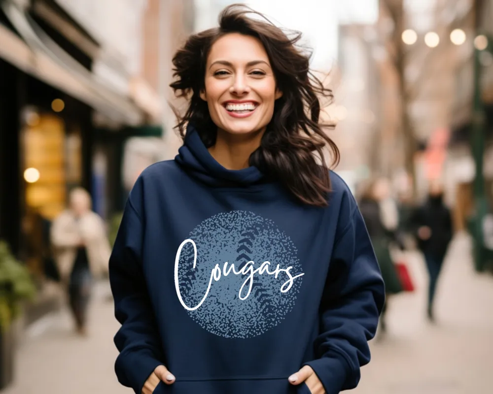 Personalized Faded Softball Hoodie sold by Roxie’s Picks