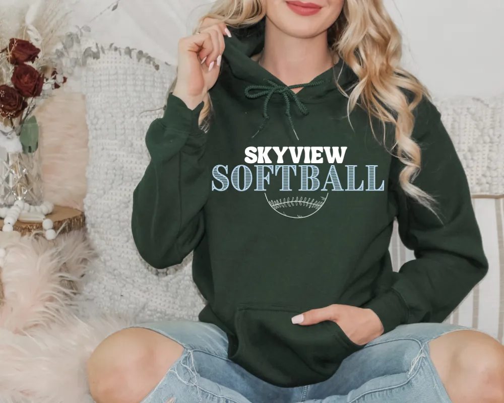 Custom Softball Hoodie sold by Roxie’s Picks