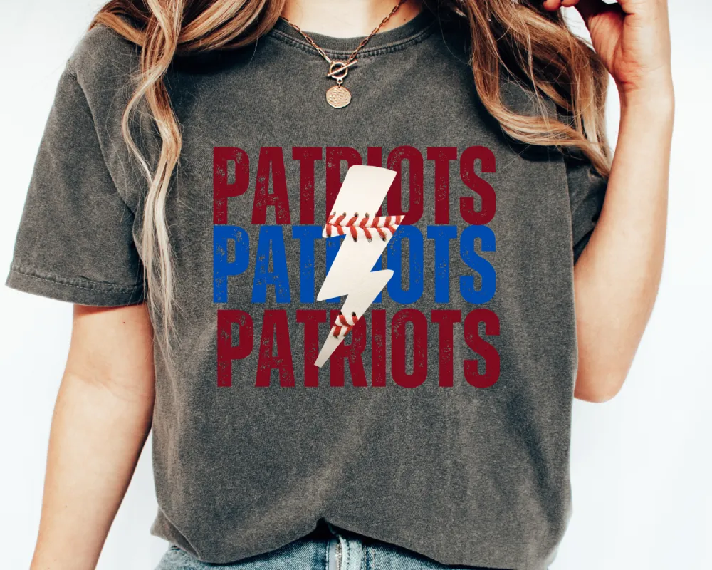 Custom Lightning Baseball Comfort Color Tee sold by Roxie’s Picks