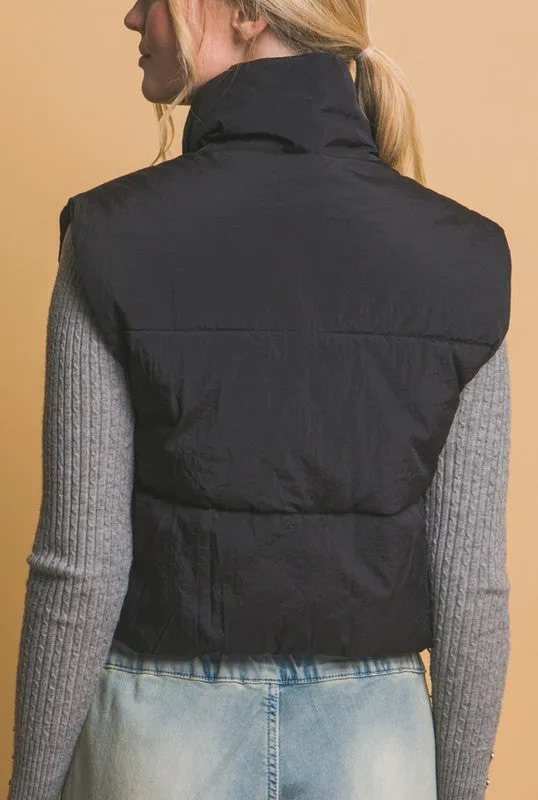 Ribbon Bow Detailed Puffer Vest sold by Roxie’s Picks product image thumbnail 5