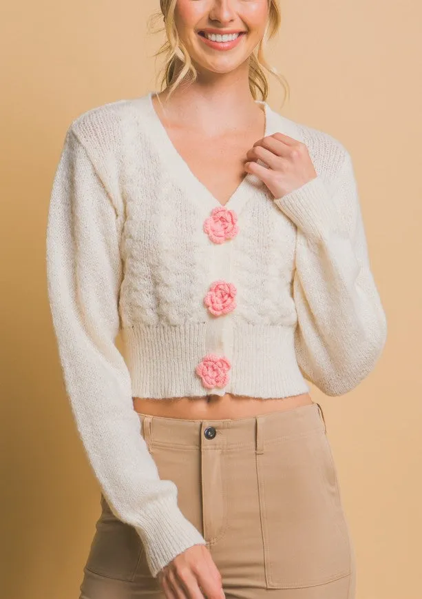 Blossom Button Detailed Cardigan sold by Roxie’s Picks product image thumbnail 2