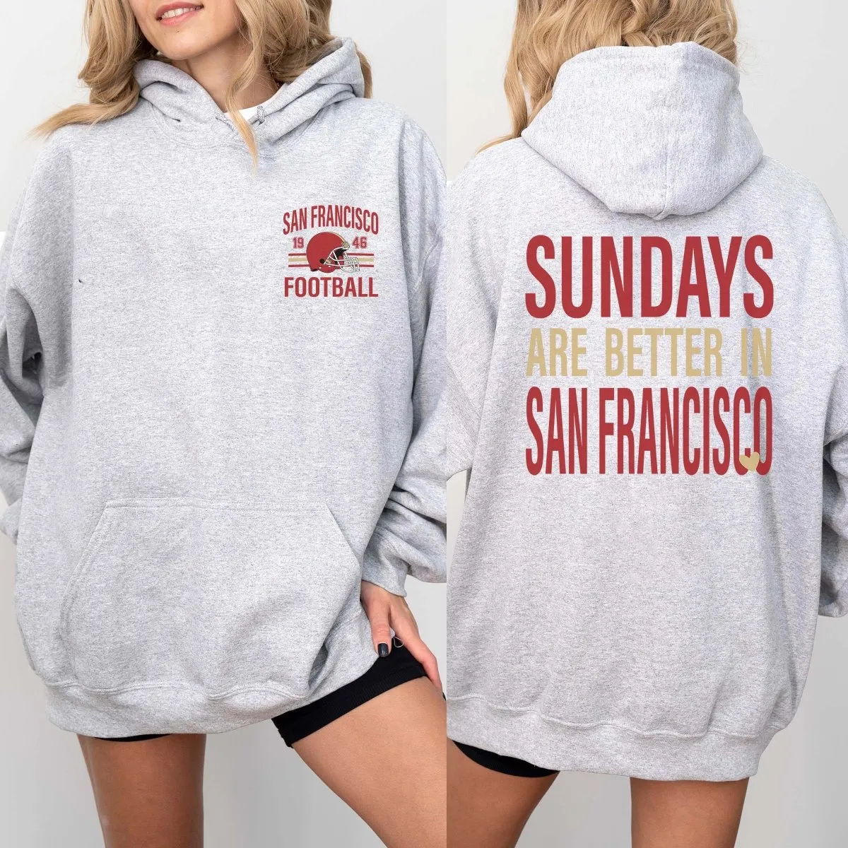 Sundays Are Better In San Francisco Graphic Hoodie sold by Roxie’s Picks product image thumbnail 2