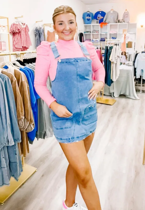 overall dress sold by Roxie’s Picks