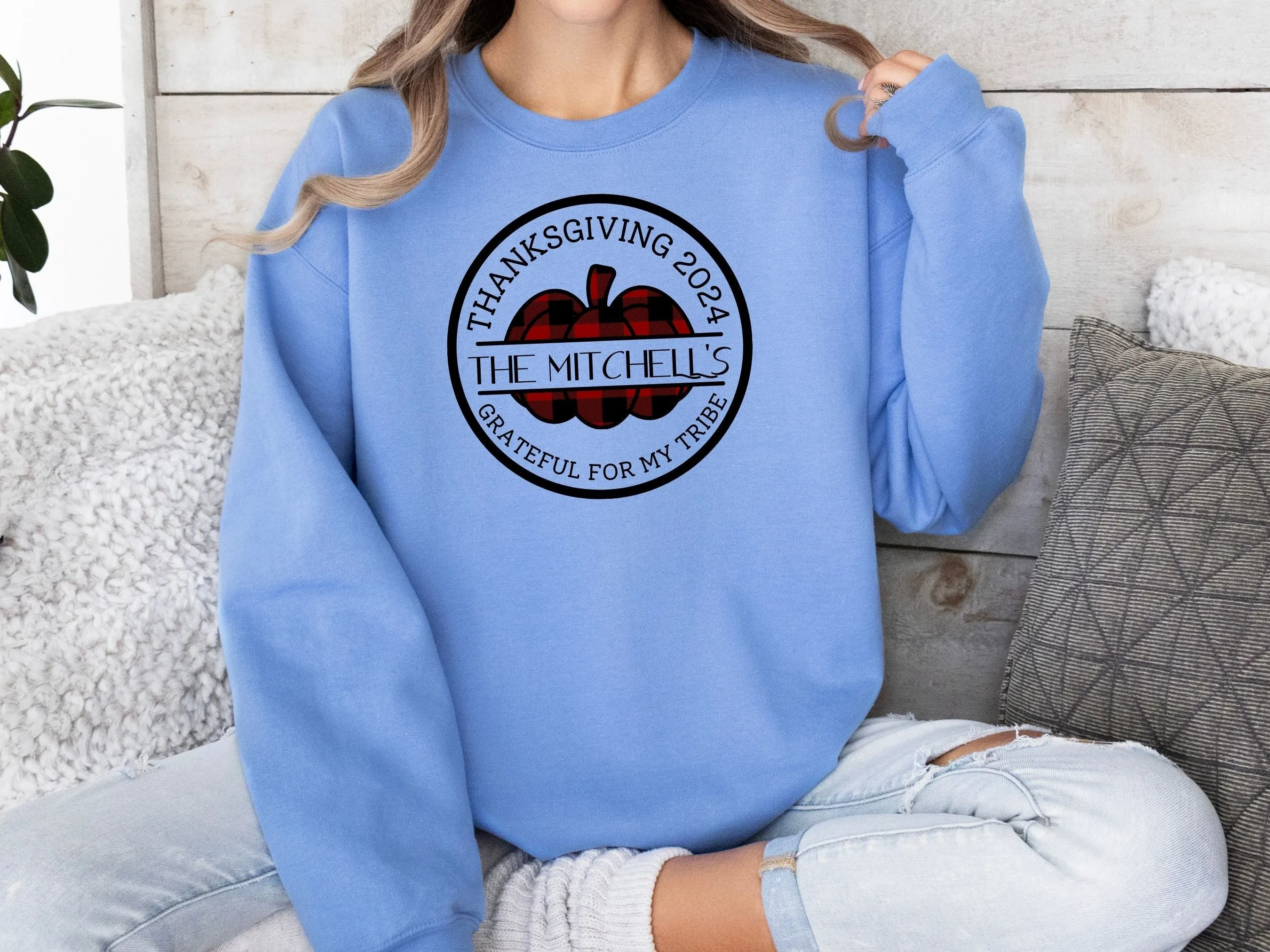Custom Thanksgiving Sweatshirts sold by Roxie’s Picks product image thumbnail 3