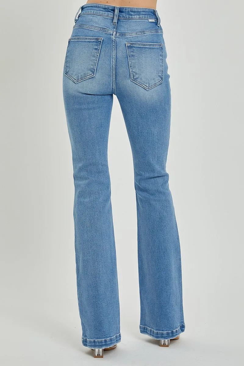 RISEN Full Size High Rise Button Fly Bootcut Jeans sold by Roxie’s Picks product image thumbnail 2