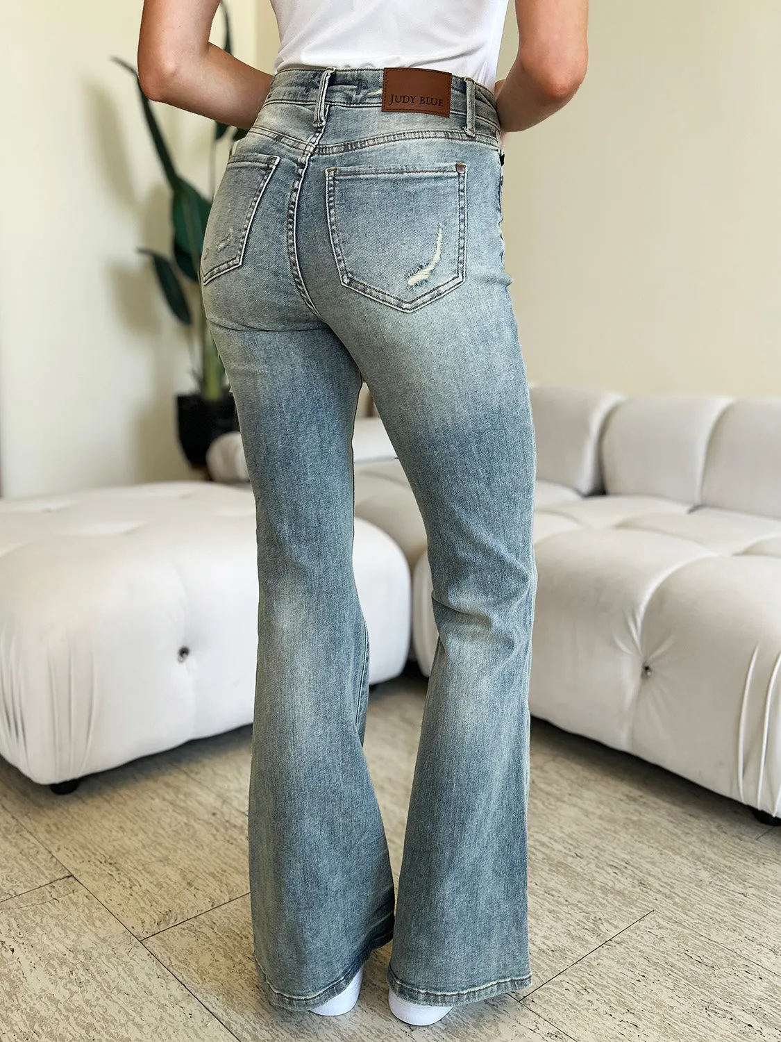 Judy Blue Full Size Mid Rise Flare Jeans sold by Roxie’s Picks product image thumbnail 2