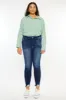 Kancan Full Size High Rise Frayed Ankle Skinny Jeans sold by Roxie’s Picks