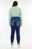 Kancan Full Size High Rise Frayed Ankle Skinny Jeans sold by Roxie’s Picks