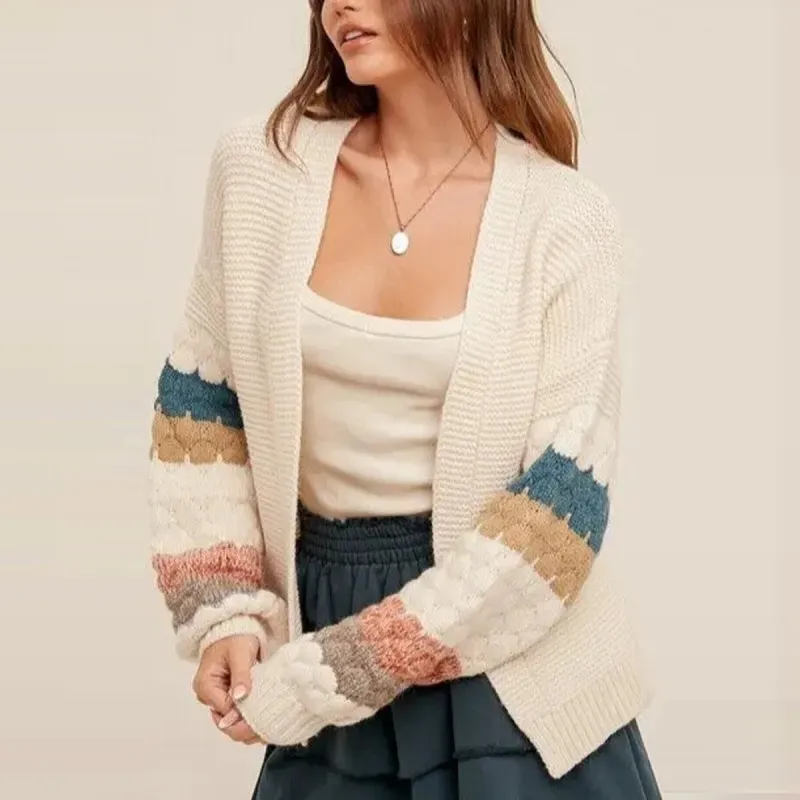 Bubble Stitch Bliss Cardigan sold by Roxie’s Picks