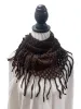 Fringe Flair Crochet Loop Infinity Scarf sold by Roxie’s Picks