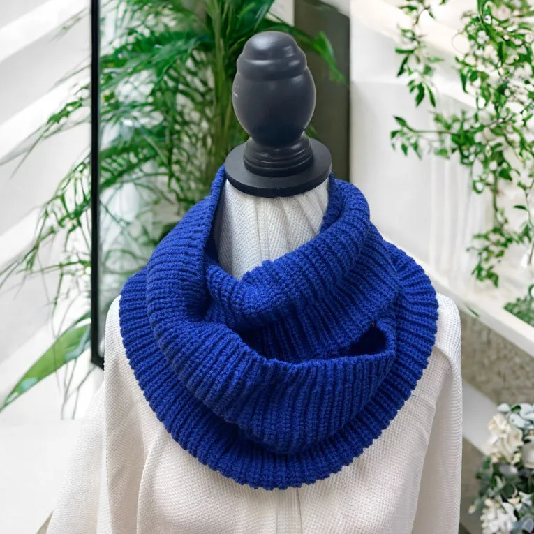 Blue Cozy Infinity Scarf sold by Roxie’s Picks product image thumbnail 2