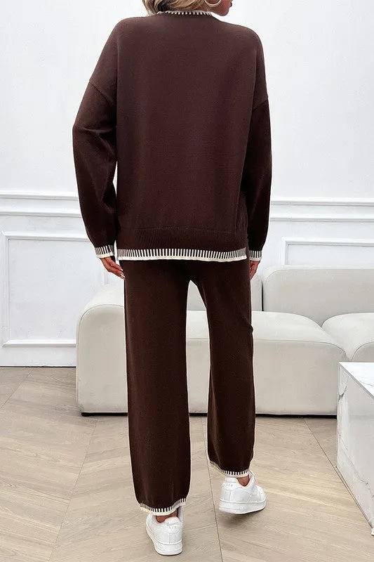 Long Edge Contrast Chic 2pcs Set sold by Roxie’s Picks product image thumbnail 5