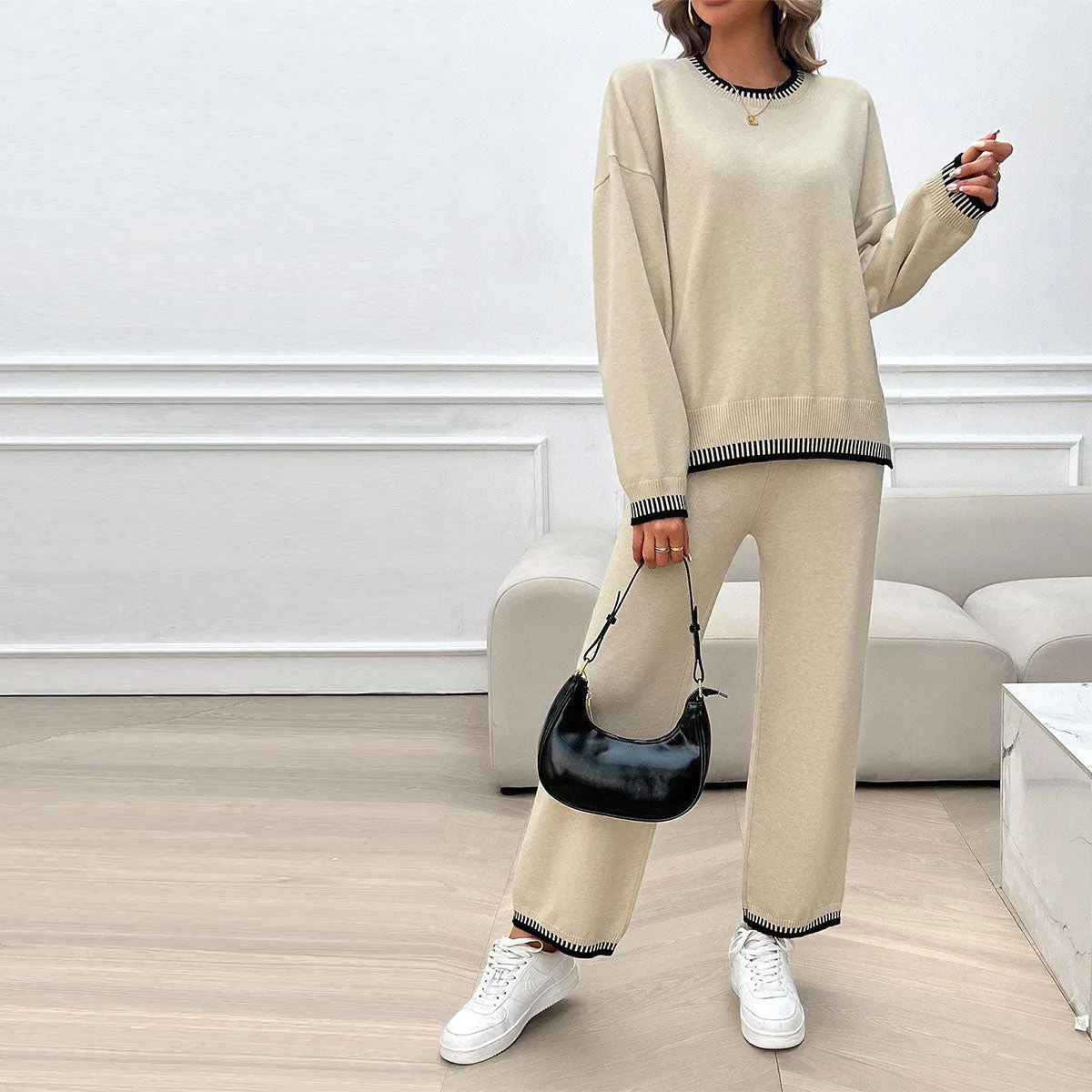 Long Edge Contrast Chic 2pcs Set sold by Roxie’s Picks