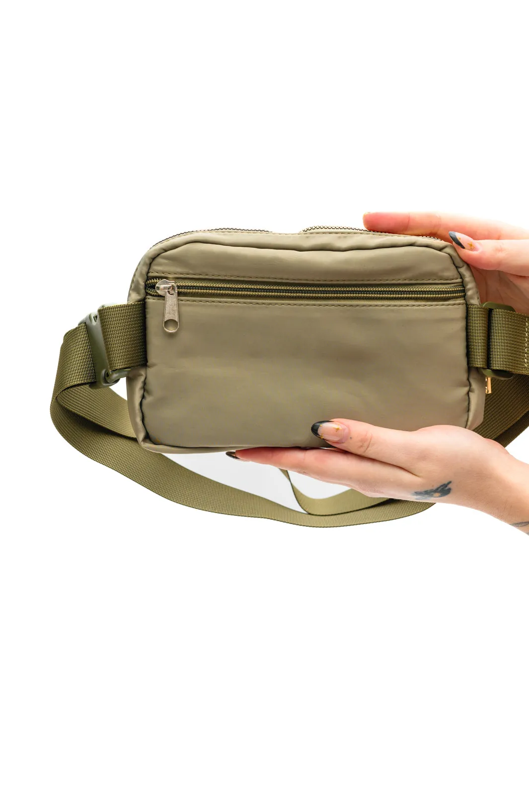 Everywhere I Go Crossbody Belt Bag in Olive sold by Roxie’s Picks product image thumbnail 2