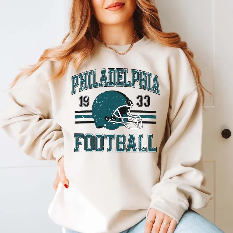 Philadelphia Football Graphic Sweatshirt sold by Roxie’s Picks